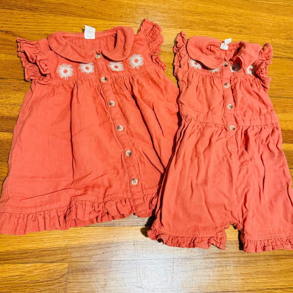 Kate Quinn matching sisters outfit 6-12M and 4T